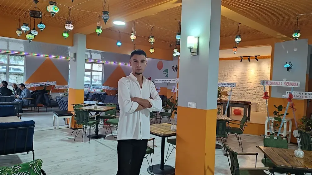 Kale’nin en büyük kafe ve aile çay bahçesi hizmete girdi