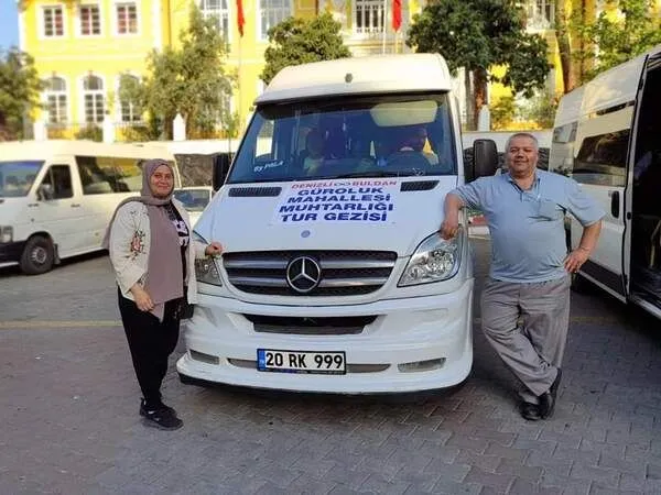 Denizli’de o mahalle muhtarı verdiği sözü tuttu!