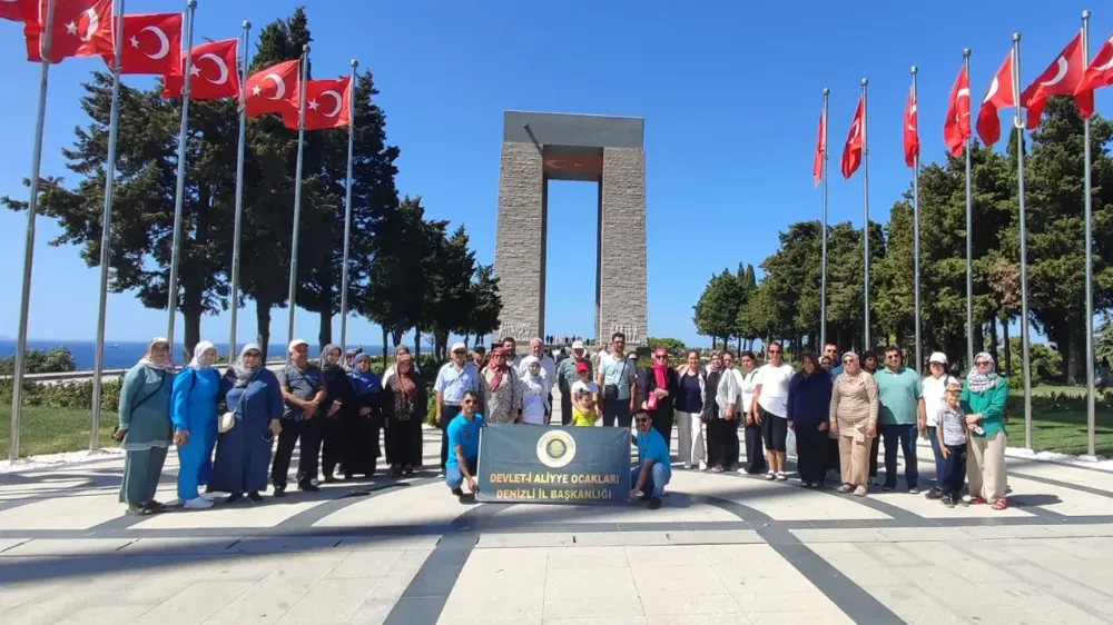 Ocak üyeleri Çanakkale’de tarih gezisine çıktı