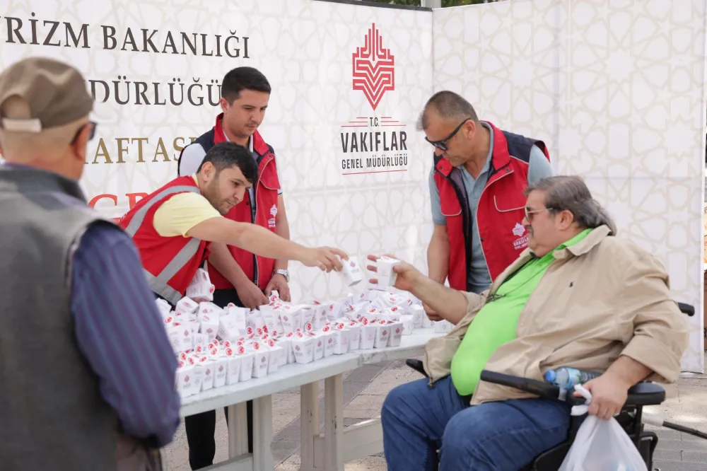 Vakıf Haftasına ikramlı kutlama