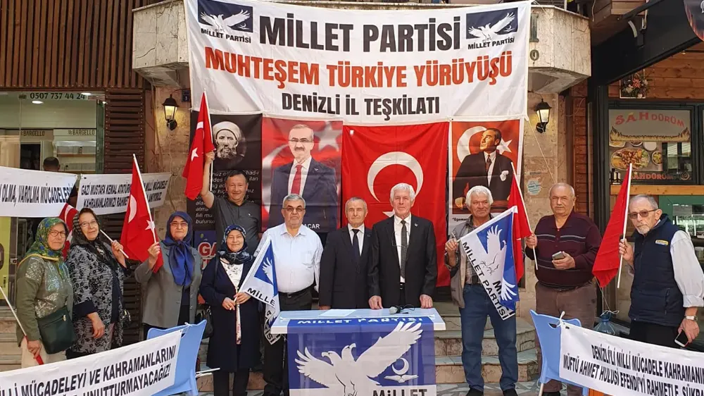 İl Başkanı Tekin, “Milli mücadele ruhunu unutturmayacağız”