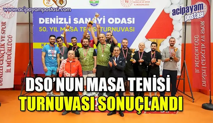 DSO Masa
                    Tenisi turnuvası sonuçlandı