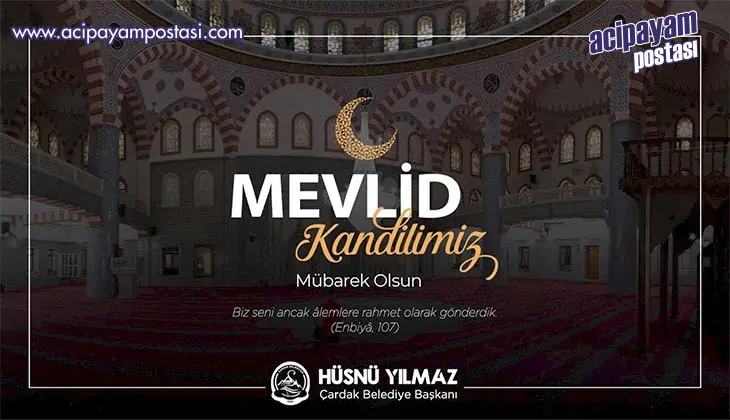 Hüsnü
                    Yılmaz, mevlid kandilini
                    kutladı